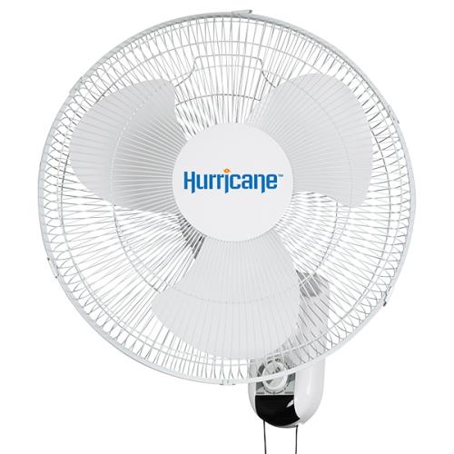 16 in Hurricane Classic Oscillating Wall Mount Fan (48/Plt)