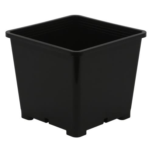 Gro Pro® Premium Square Black Plastic Pots