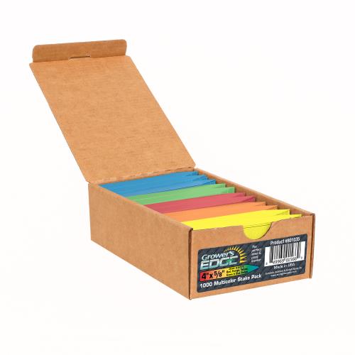 Grower's Edge® Plant Stake Labels Multi-Colored