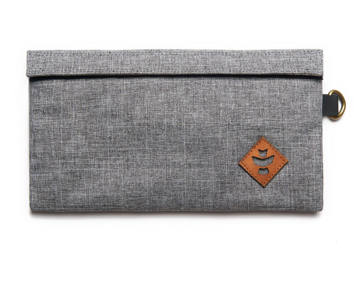 Confidant - Crosshatch Grey, Money Bag