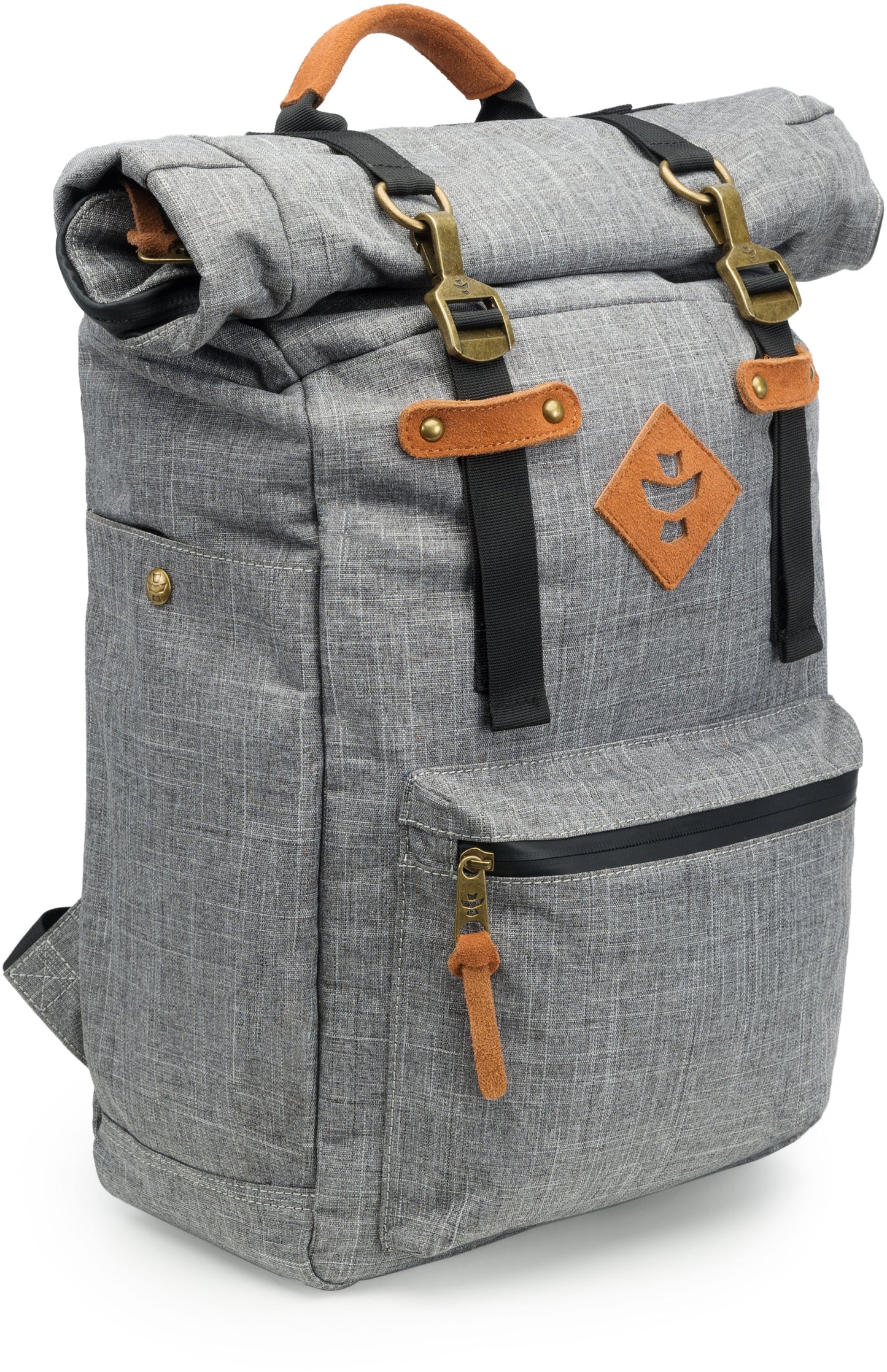 The Drifter Rolltop Backpack, Crosshatch Grey