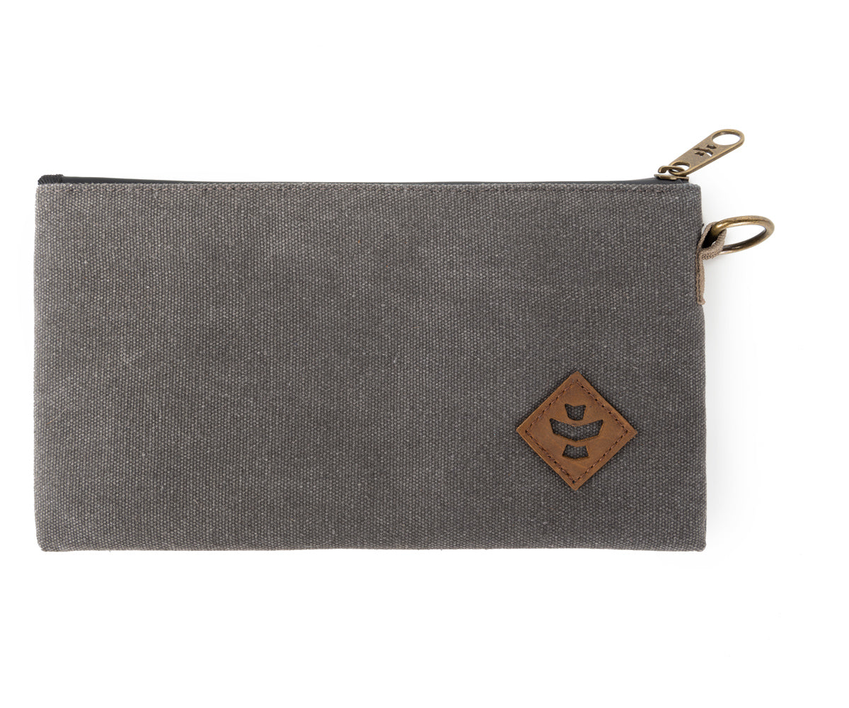 Broker - Ash, Zippered Money Bag